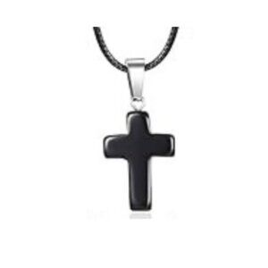 Cross Gemstone Pendant Charms Cross Quartz Crystal Charms for Necklace Earring